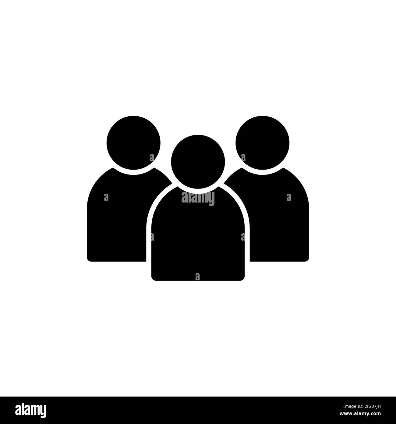 Team People Icon. Group of people. Vector EPS 10 Stock Vector