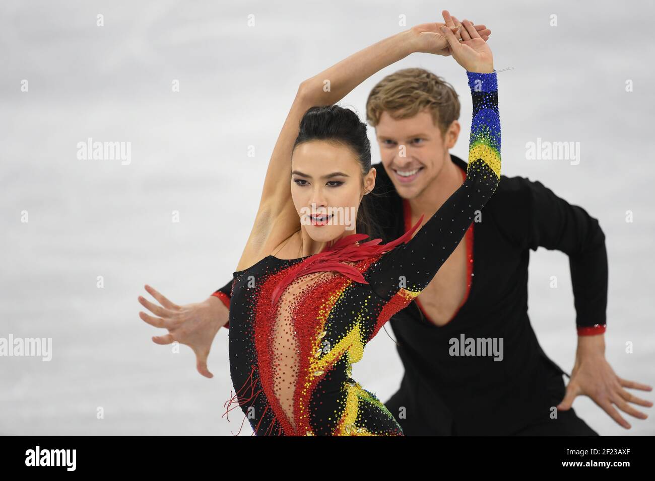 Madison Chock and Evan Bates (Usa) during the XXIII Winter Olympic