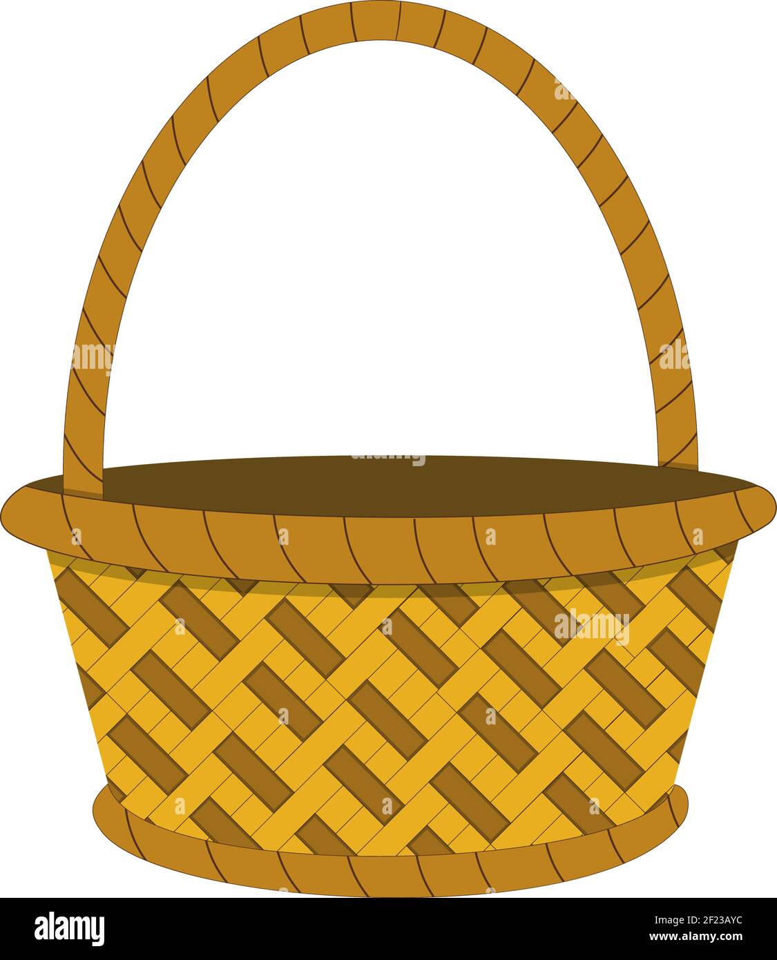 Wicker basket icon Stock Vector Image & Art - Alamy