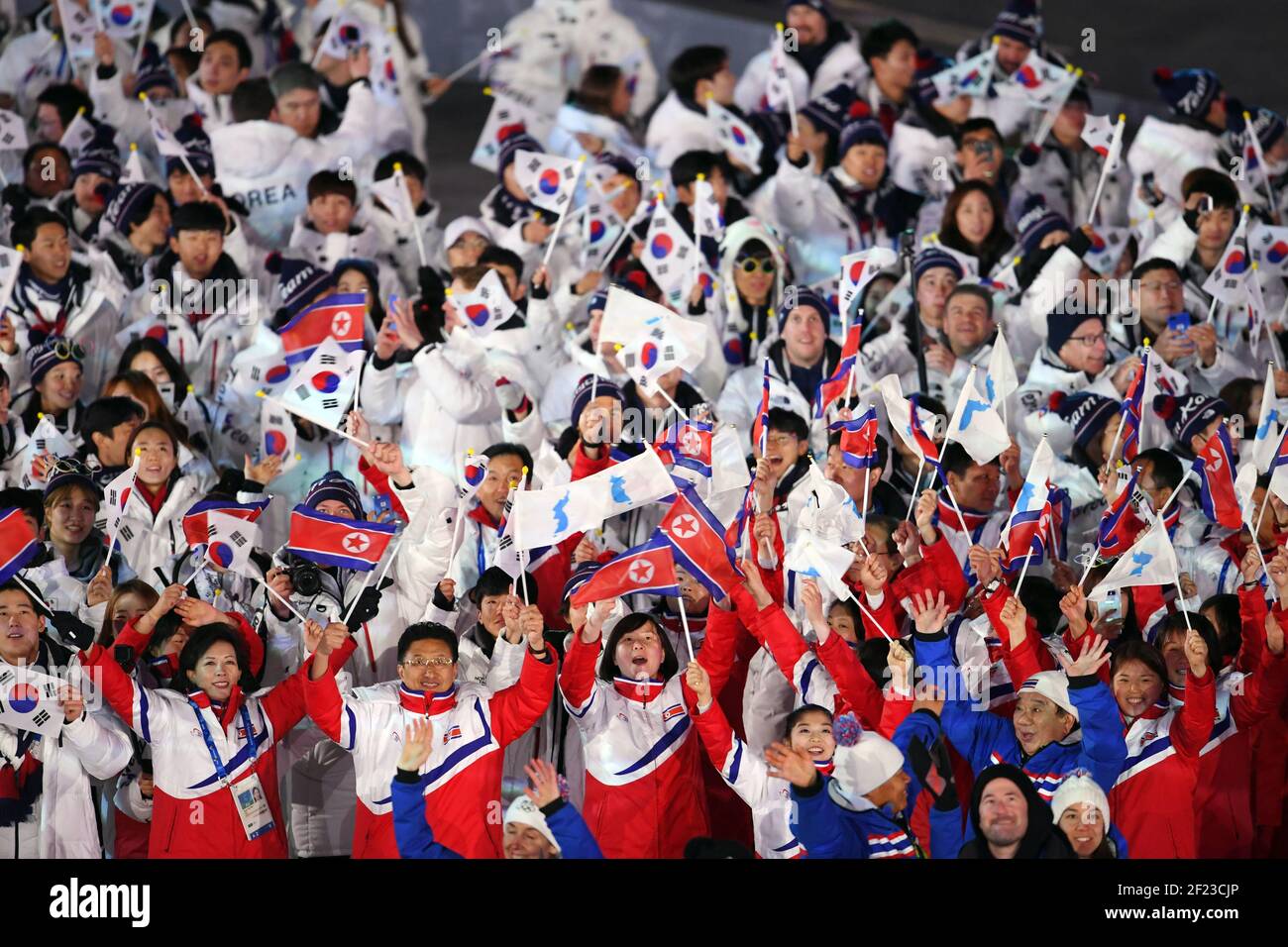North and south korea olympics hi-res stock photography and images - Alamy