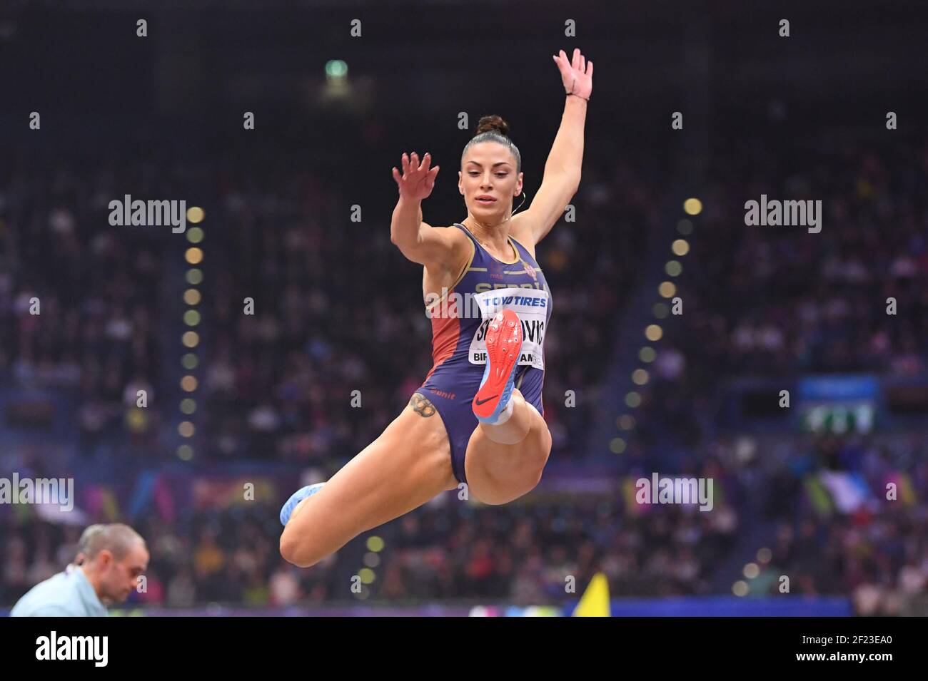 Ivana Spanovic (SRB) competes and wins the Gold medal on Women's Long