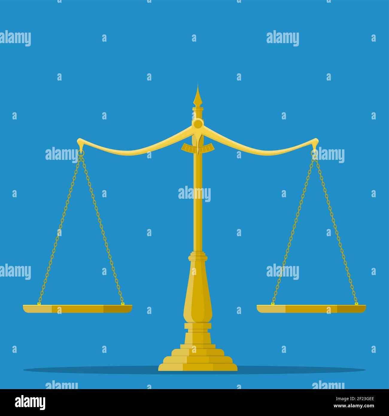 Empty scales scale scales gold empty comparison Stock Vector Images Alamy