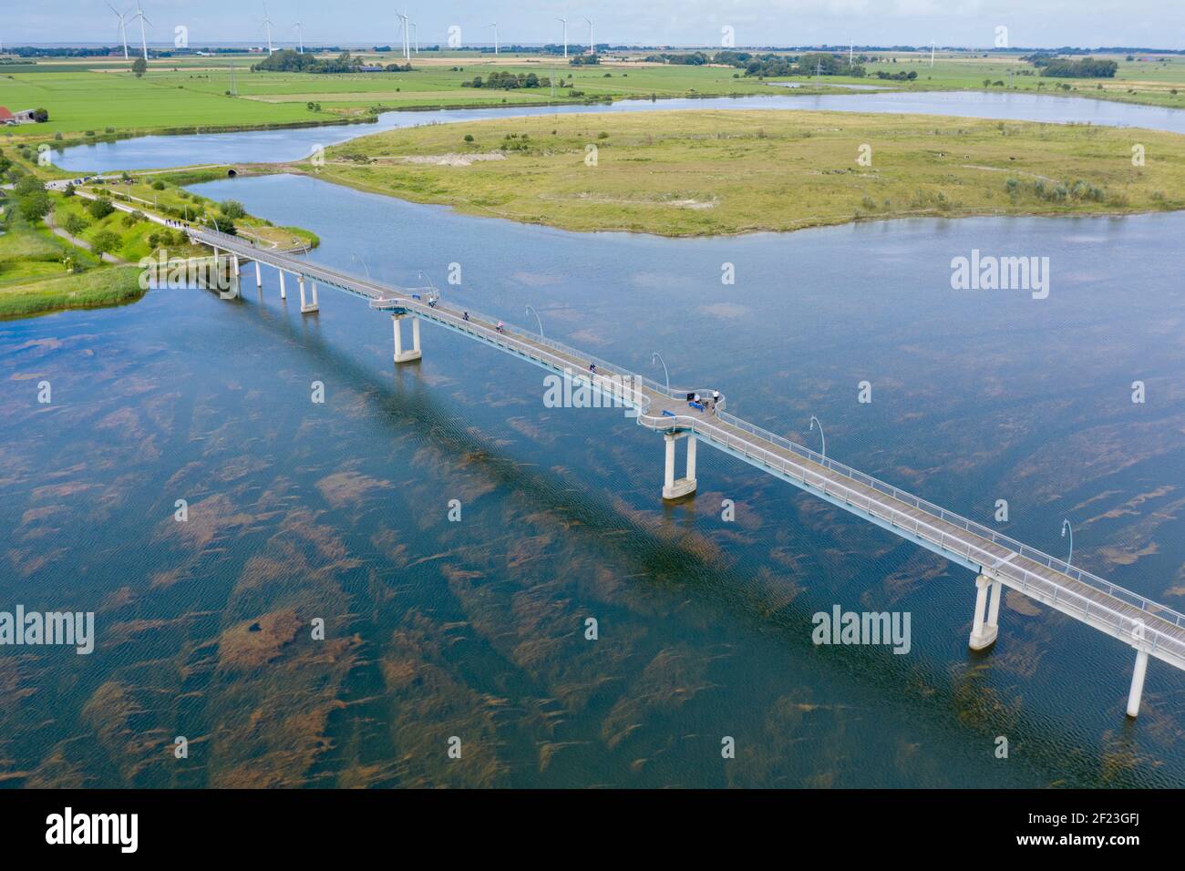 Birds eye aerial view bridge hi-res stock photography and images - Alamy