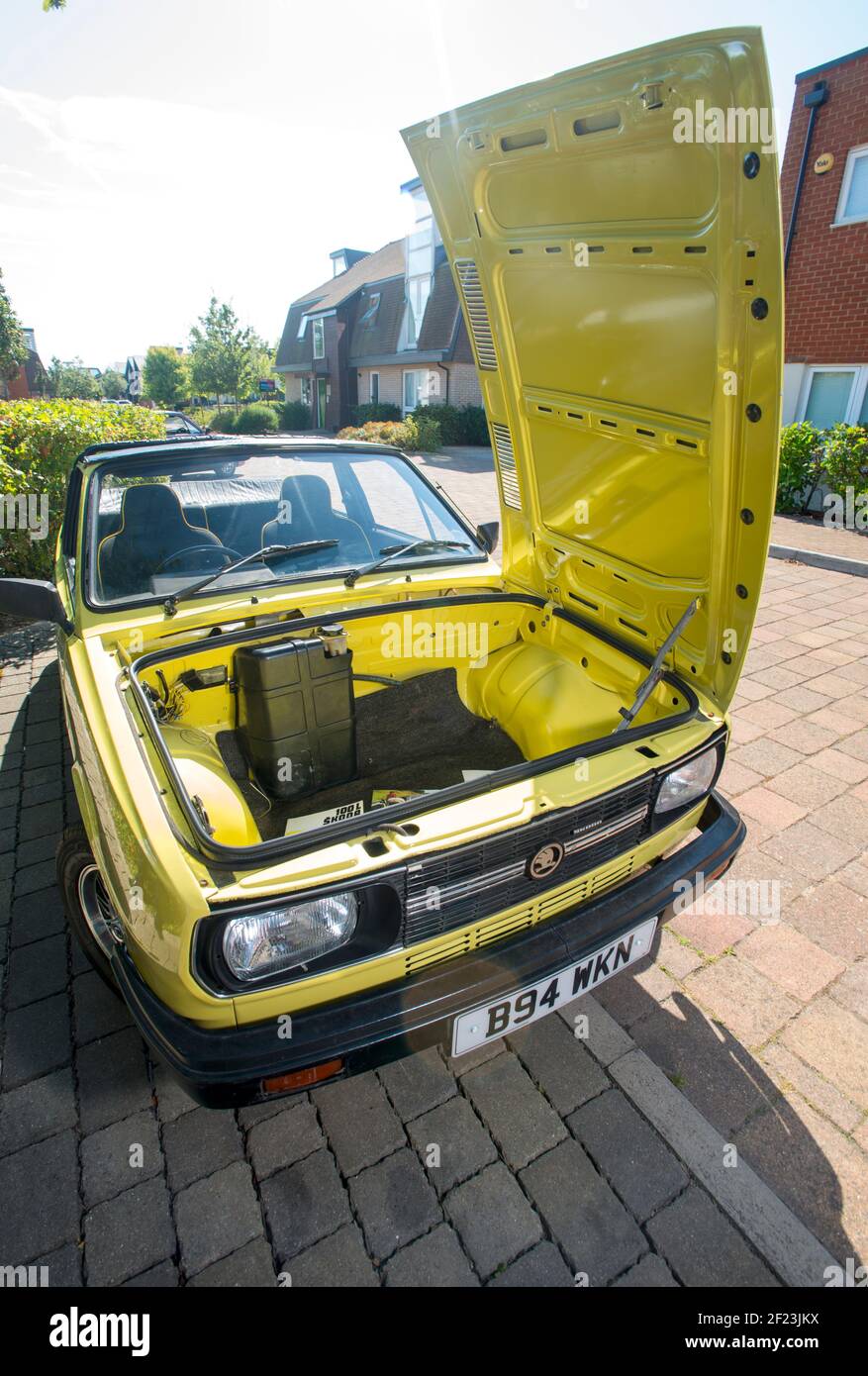 Skoda Estelle rear engine classic Czech car Stock Photo Alamy
