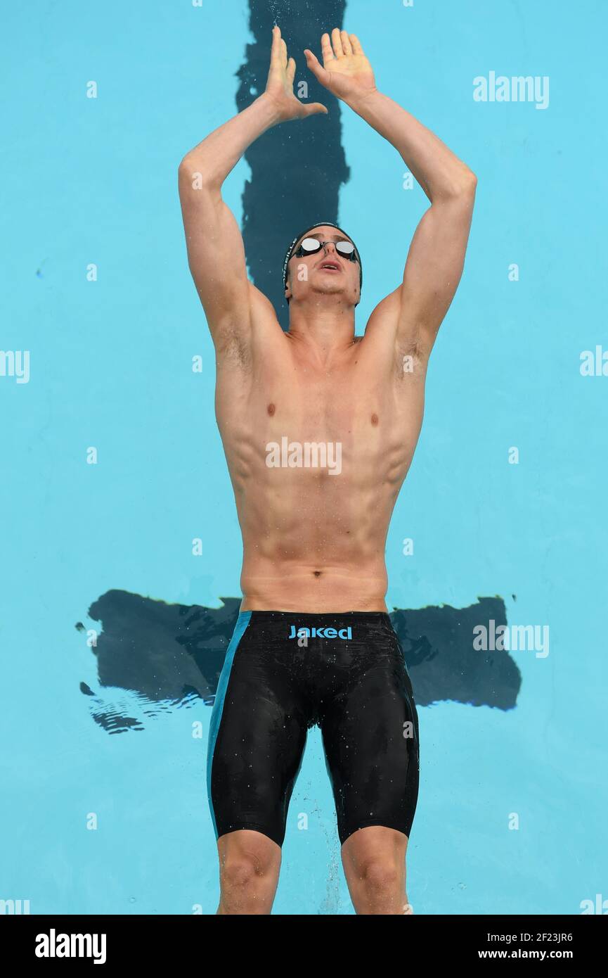 Paul Gabriel Bedel (FRA) competes on Men's 100 m Backstroke during the Mare Nostrum, International Meeting of Canet-en-Roussilon, France, on June 8-10, 2018 - Photo Stephane Kempinaire / KMSP / DPPI Stock Photo