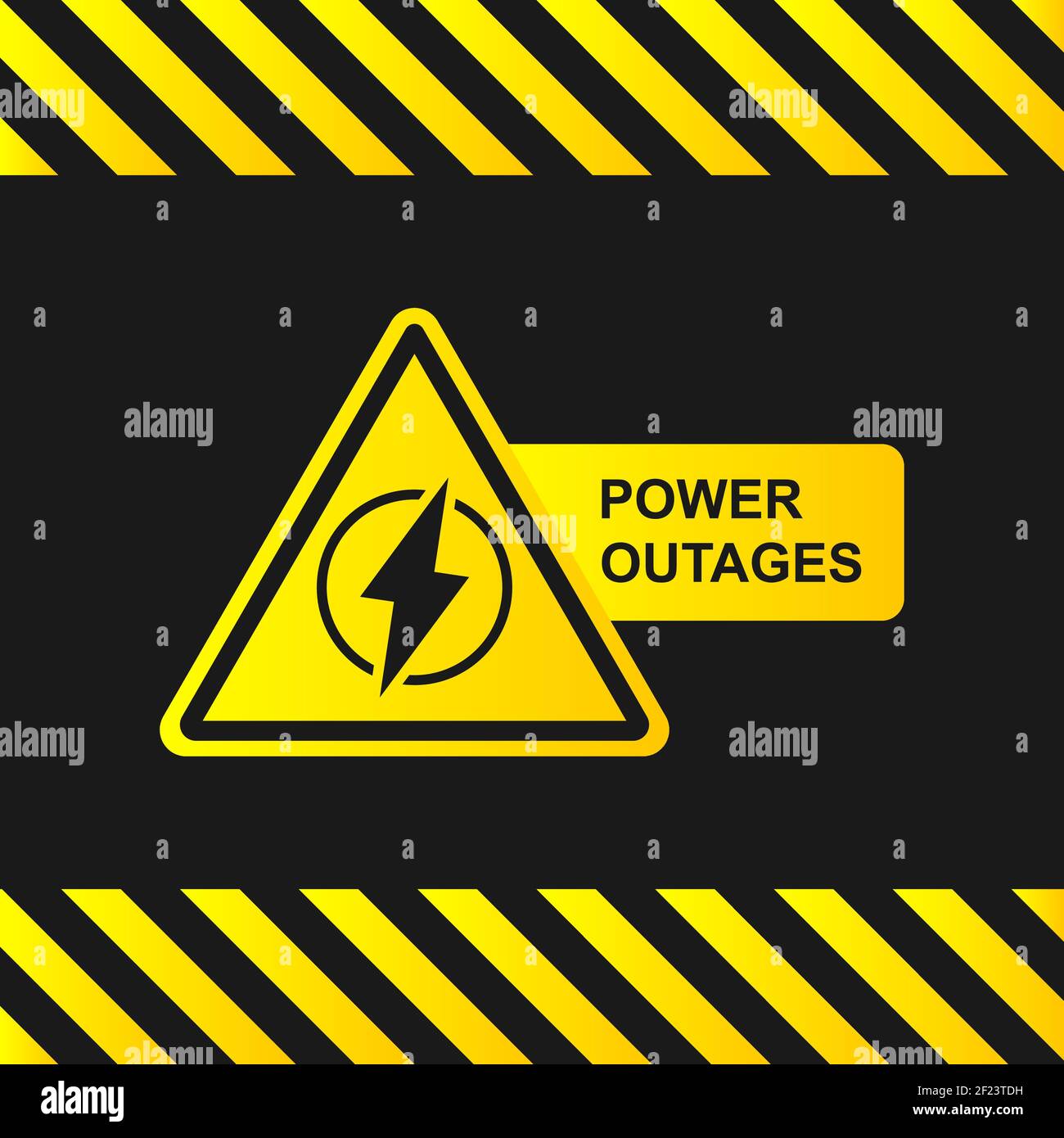 Vector sale power outage