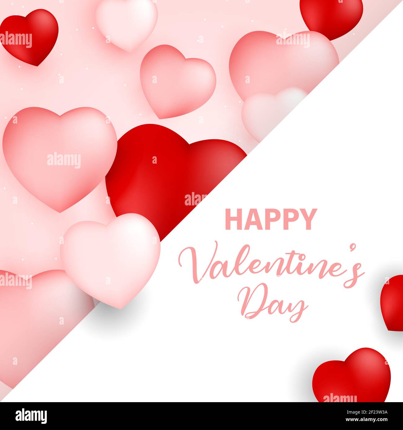 Happy Valentines Day typography poster with handwritten calligraphy ...