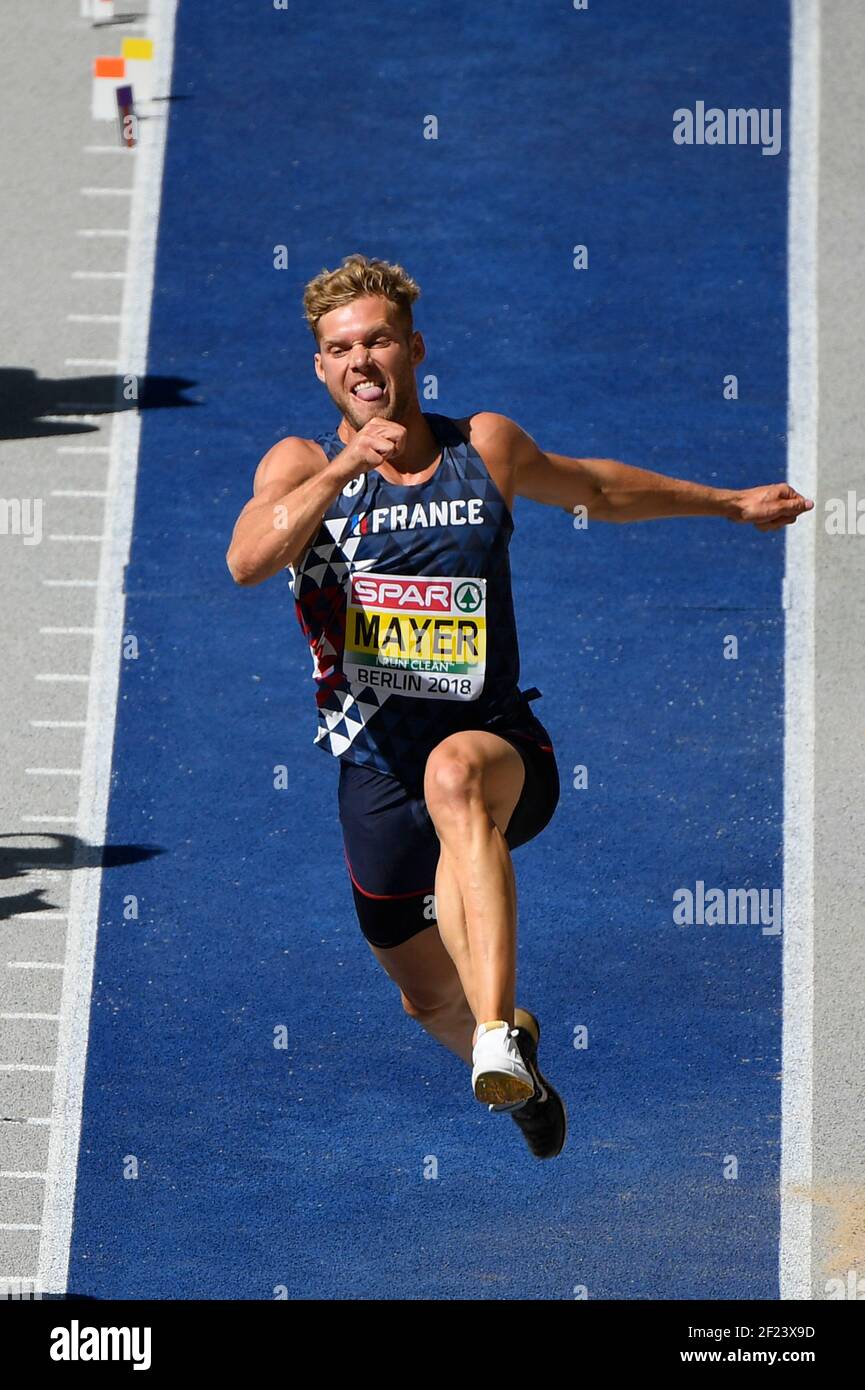 Kevin Mayer (FRA) competes in Decathlon Men during the European  Championships 2018, at Olympic Stadium in Berlin, Germany, Day 1, on August  7, 2018 - Photo Julien Crosnier / KMSP / DPPI Stock Photo - Alamy