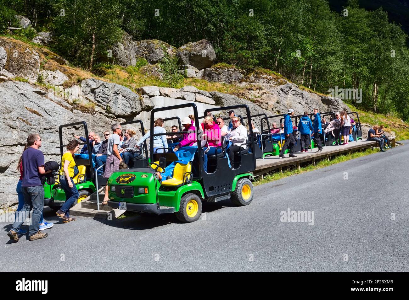 Troll car at Briksdal way in Norway Stock Photo - Alamy
