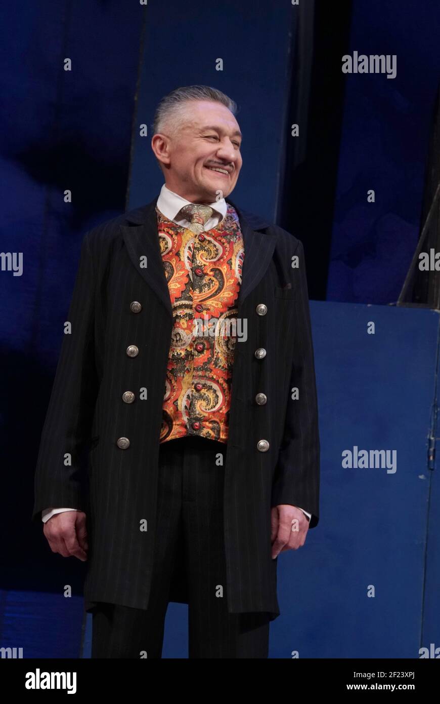 February 23, 2021. - Russia, Moscow. - 'Masquerade' Theatre Company ...