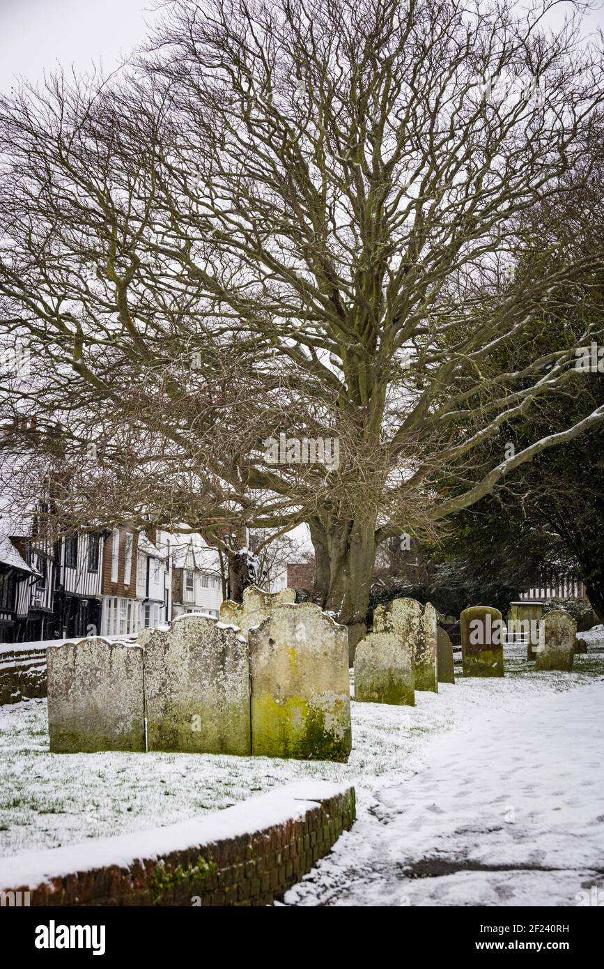 Rye east sussex snow hi-res stock photography and images - Alamy