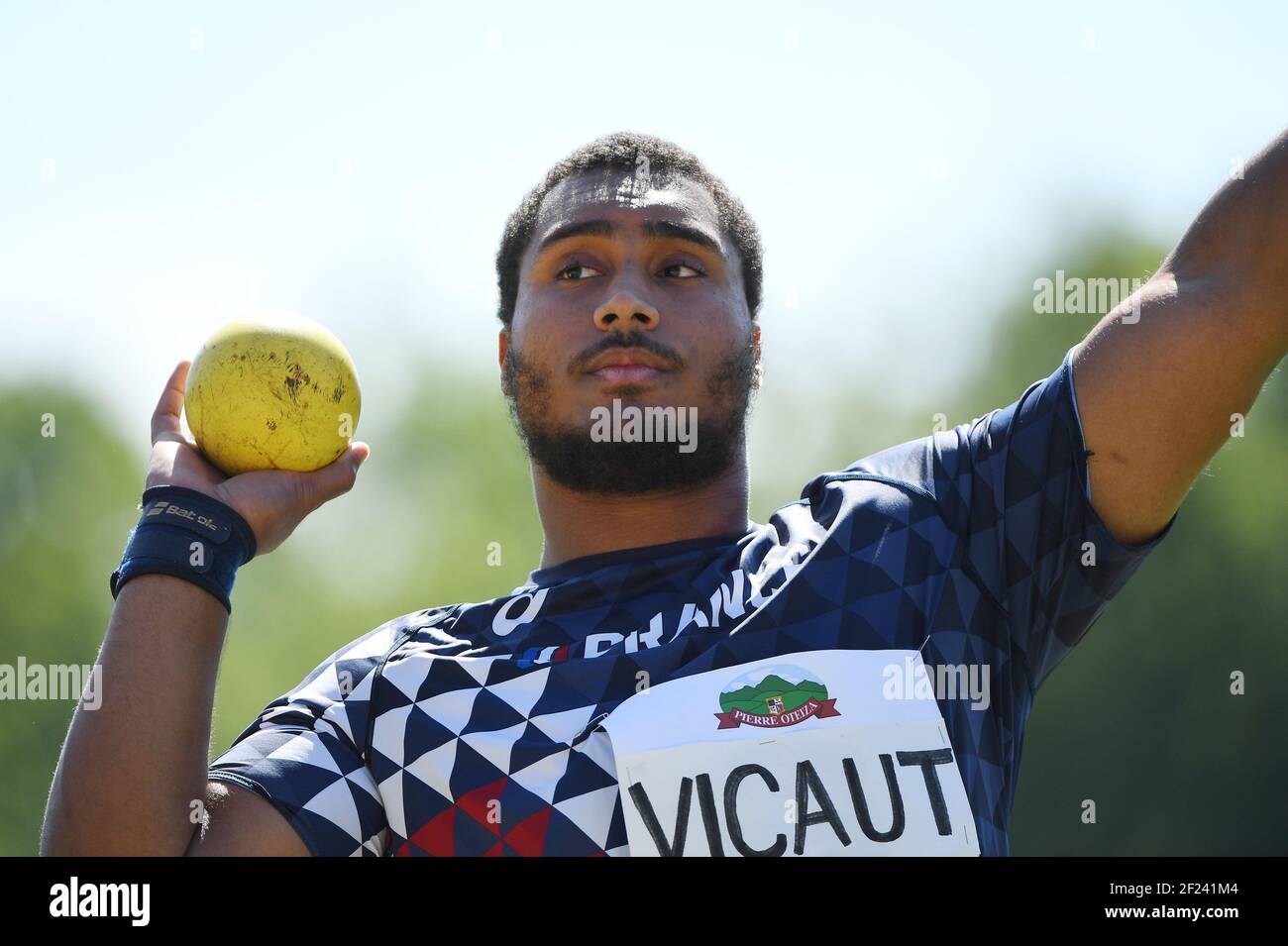 Willy Vicaut (FRA) competes on Men's Shot put on Decathlon during the  IAAF's Decastar World Combined