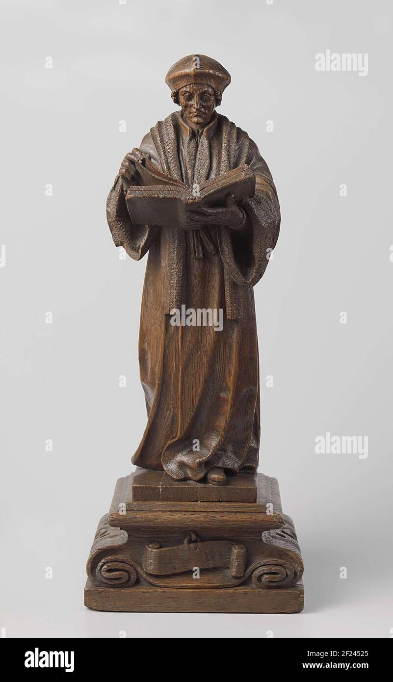 Stands on a quadrangular plinth, in front of the left foot forward. On ...
