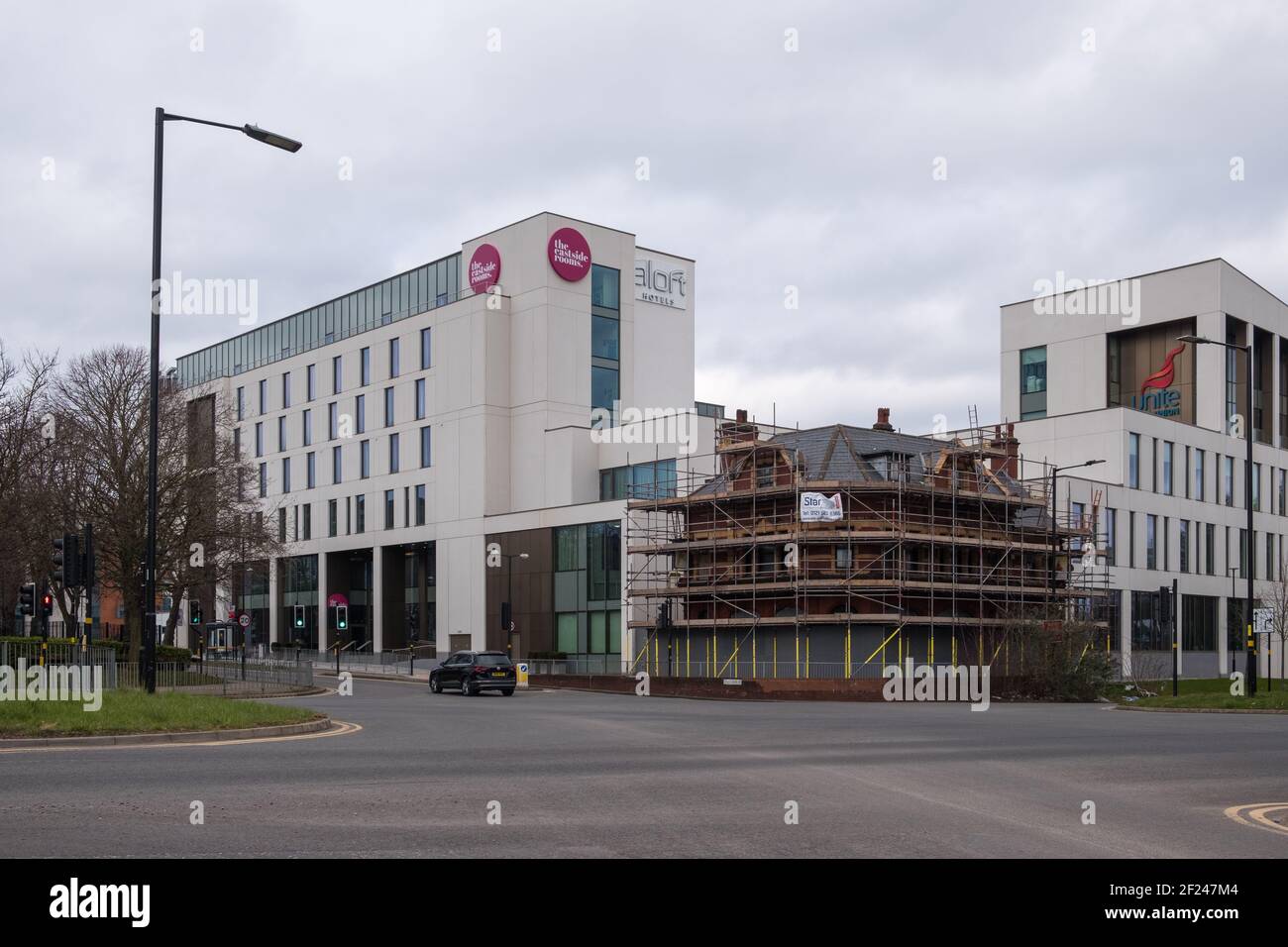The Eastside Rooms conference centre and Aloft Eastside Birmingham