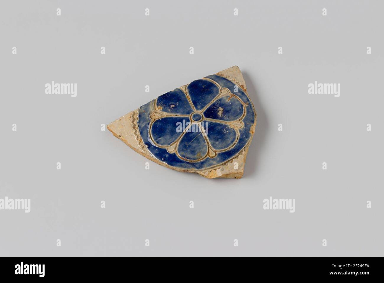 Shard of a pot from the wreck of the East India Hollandia.Stoneware