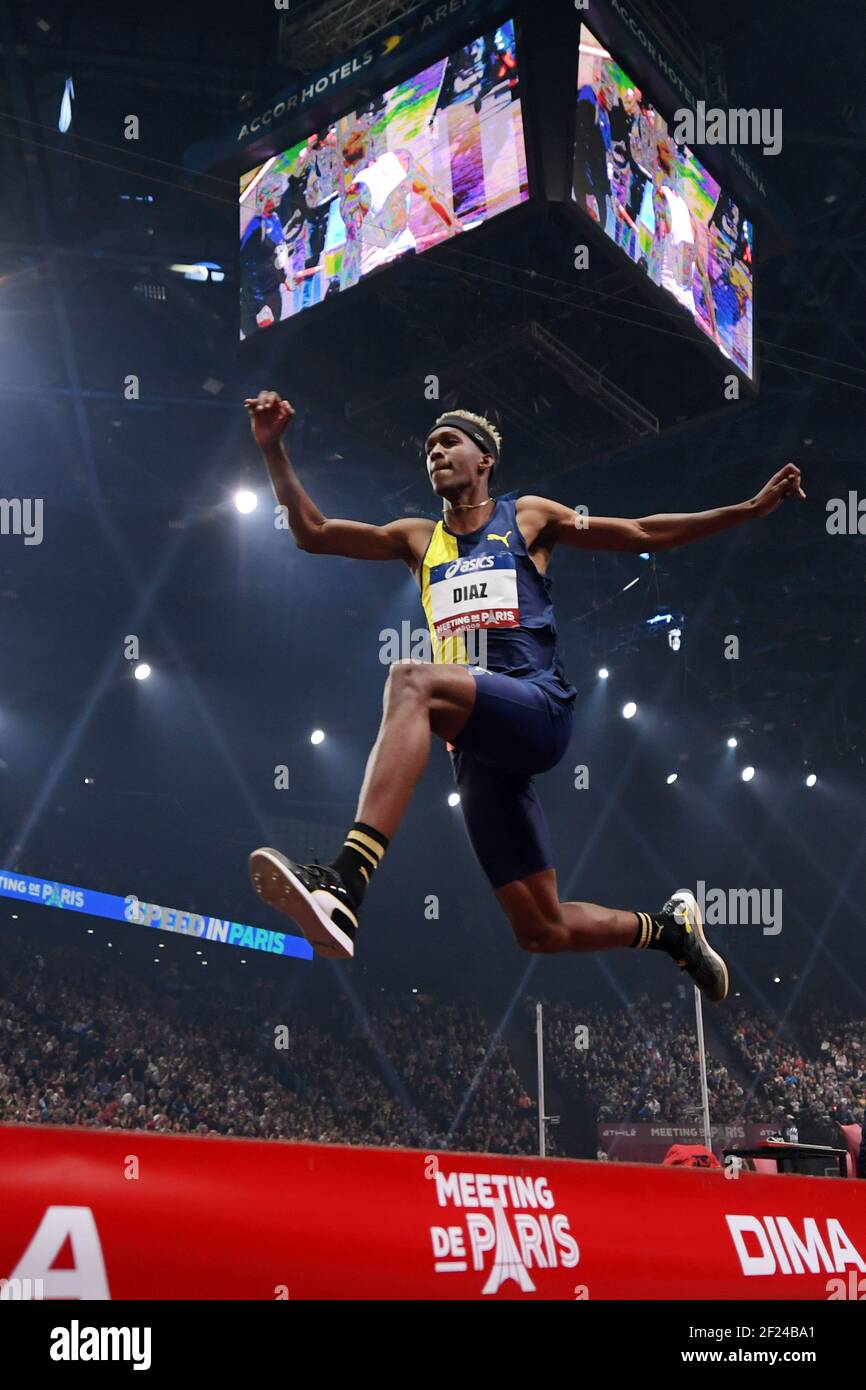 Jordan Diaz Cub competes in men triple jump during the indoor Paris Meeting on January 27 2019 at Accor Hotel Arena Paris France Photo Philippe Millereau KMSP DPPI Stock Photo Alamy