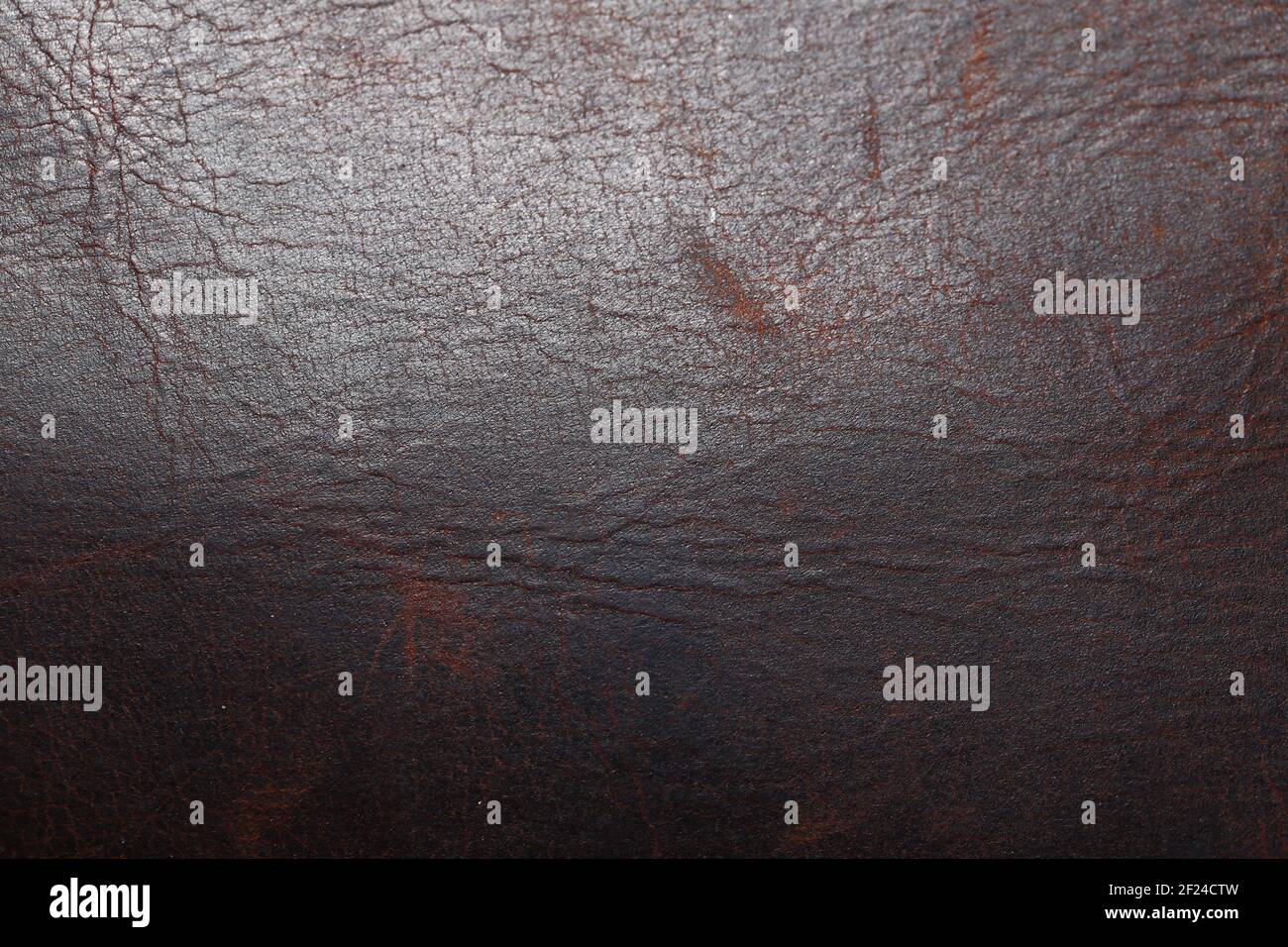 Dark Brown Leather Texture Closeup Background Stock Photo
