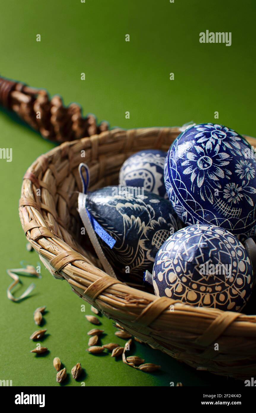 The tradition of coloring eggs at Easter. (CTK Photo/Petr Malina Stock ...