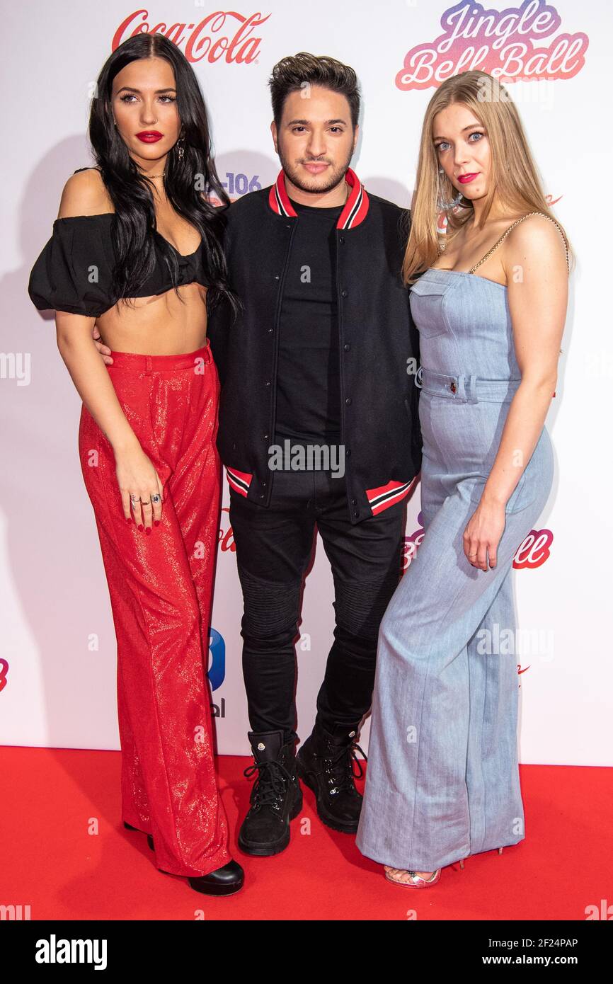 London, United Kingdom. 8th December 2018. Lennon Stella, Jonas Blue