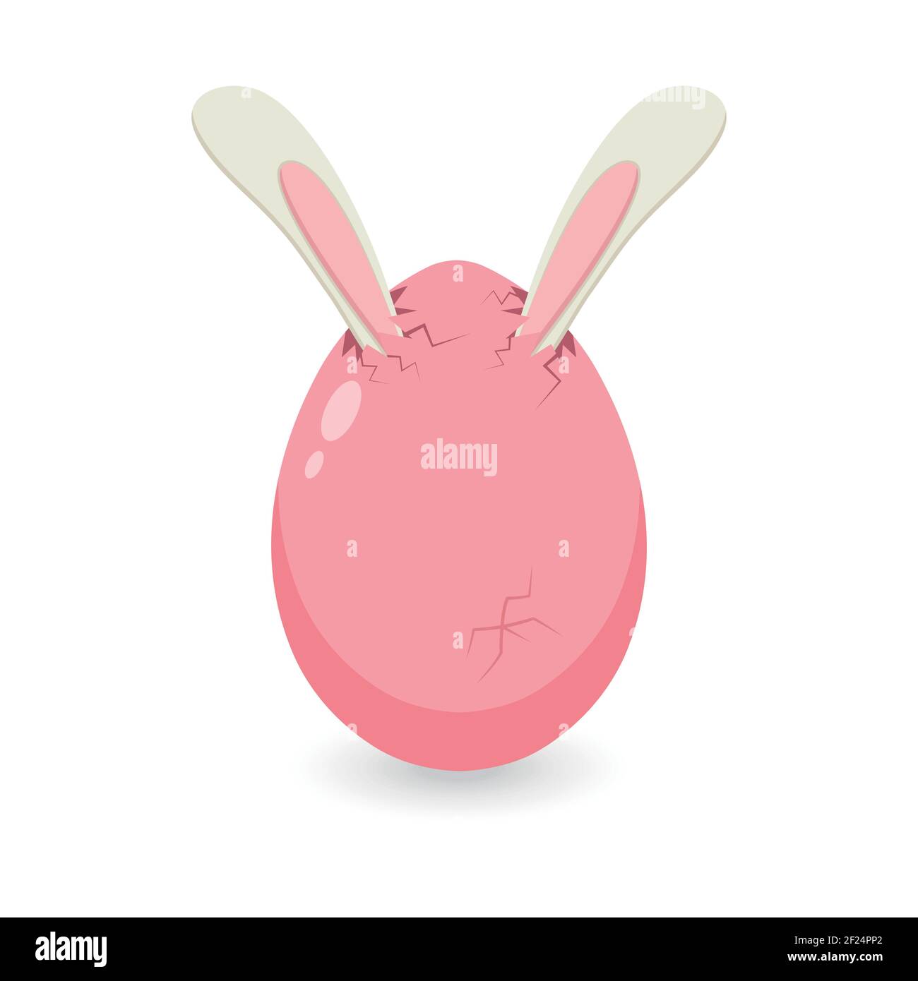 Have Yourself a Very Happy Easter Easter Bunny Ears Vector illustration