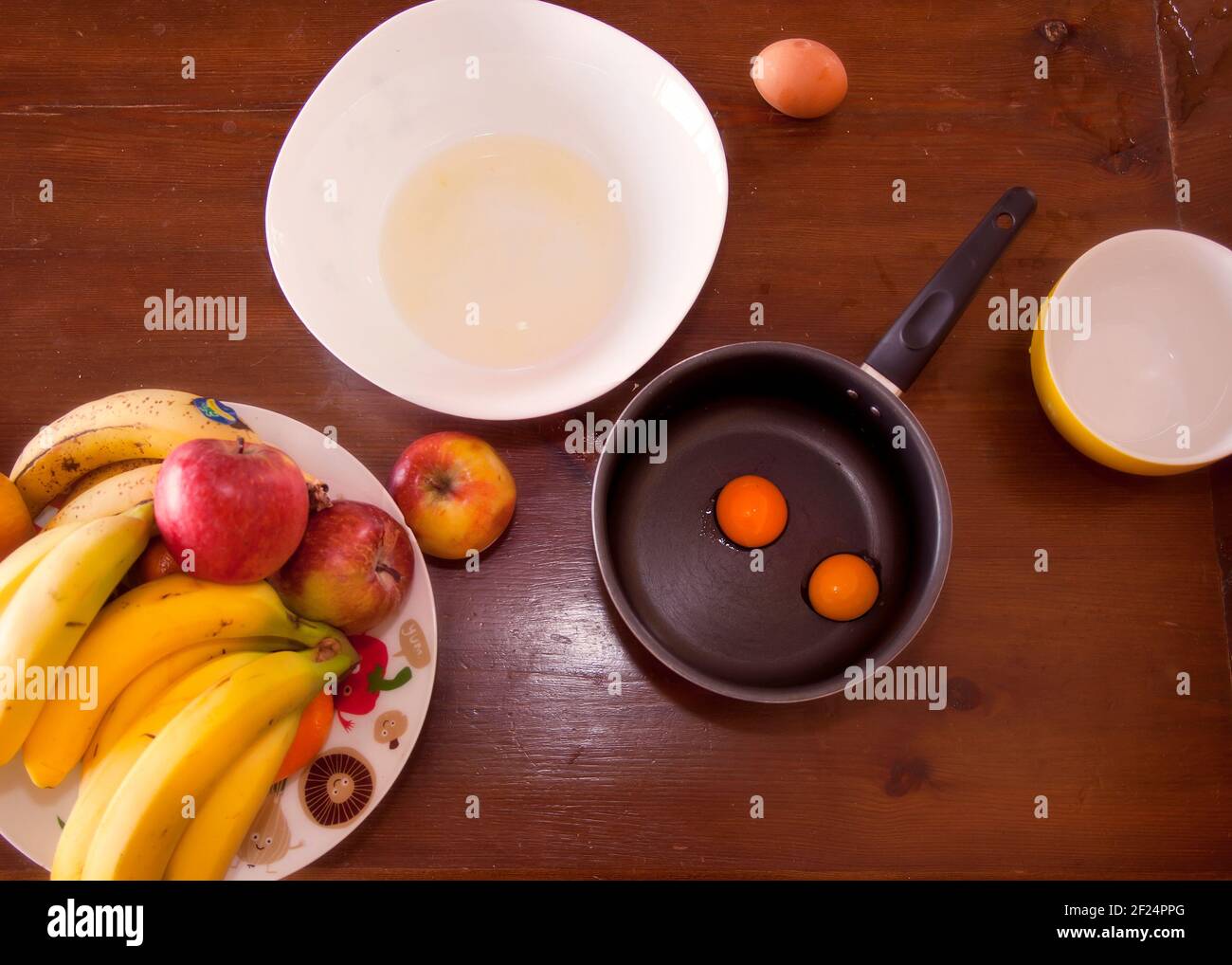 Ingredients used to make a dessert Stock Photo Alamy