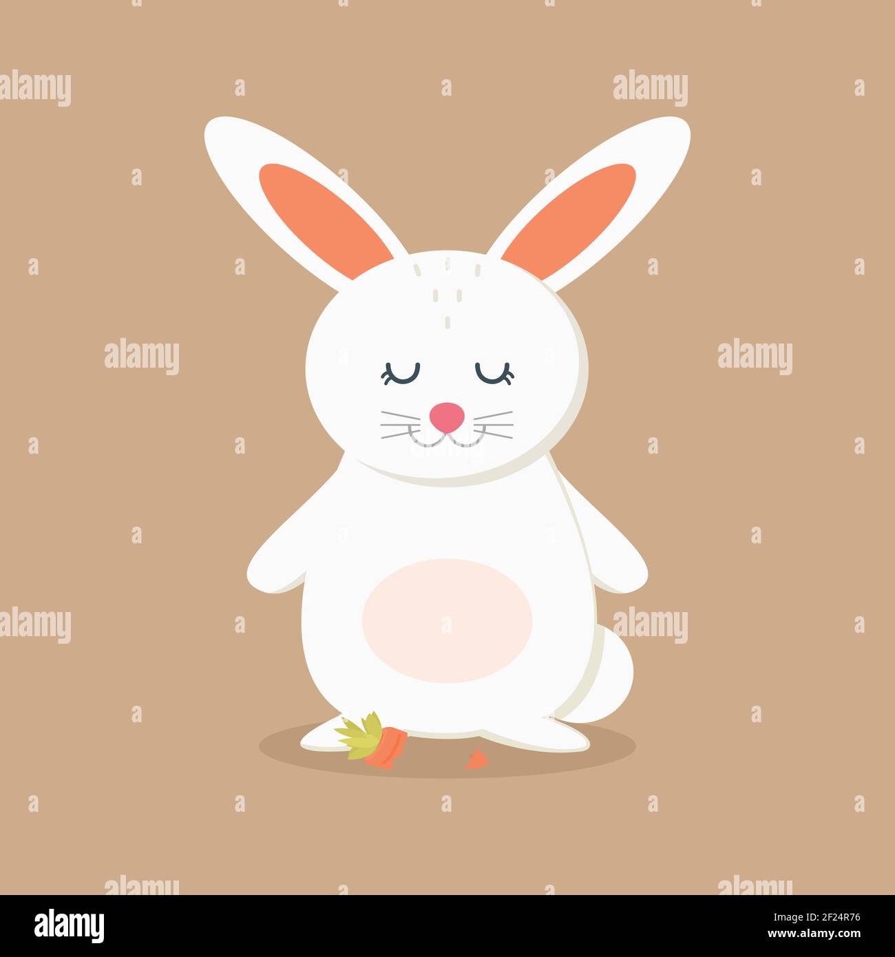 Have Yourself a Very Happy Easter Easter Bunny Ears Vector illustration