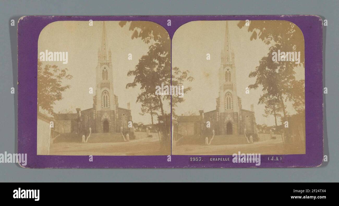 Facade of the Basilique Notre Dame in Arcachon; Chapelle d'Arcachon — free download