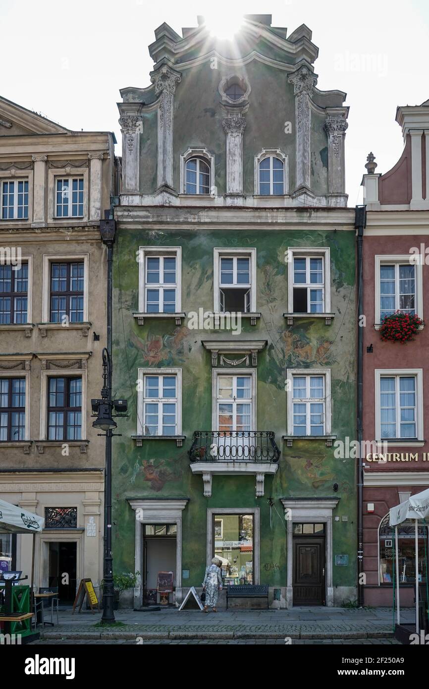 Green House in Poznan Stock Photo