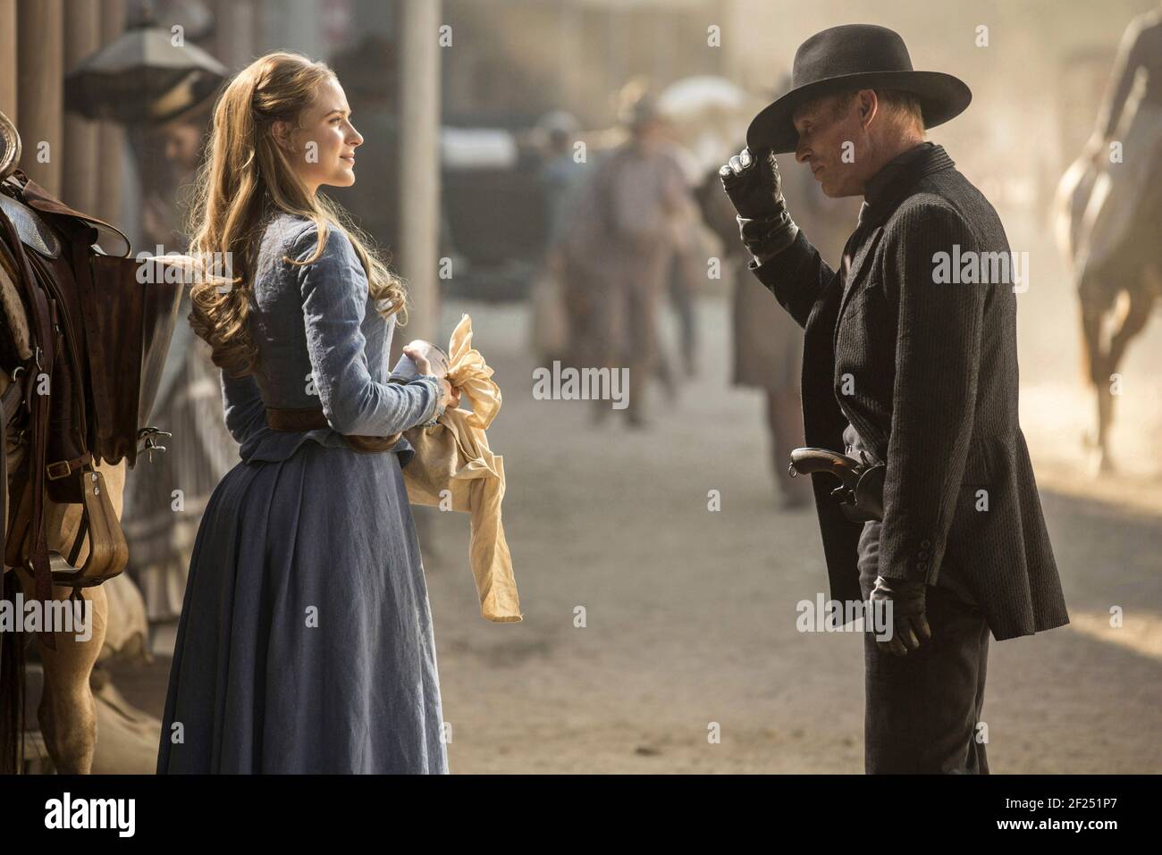 Westworld (TV series), starring Evan Rachel Wood, Ed Harris Stock Photo