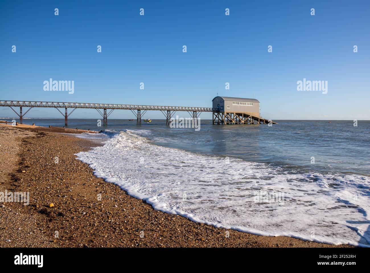 SELSEY BILL, SUSSEX/UK JANUARY 1 Selsey Bill Lifeboat Station in
