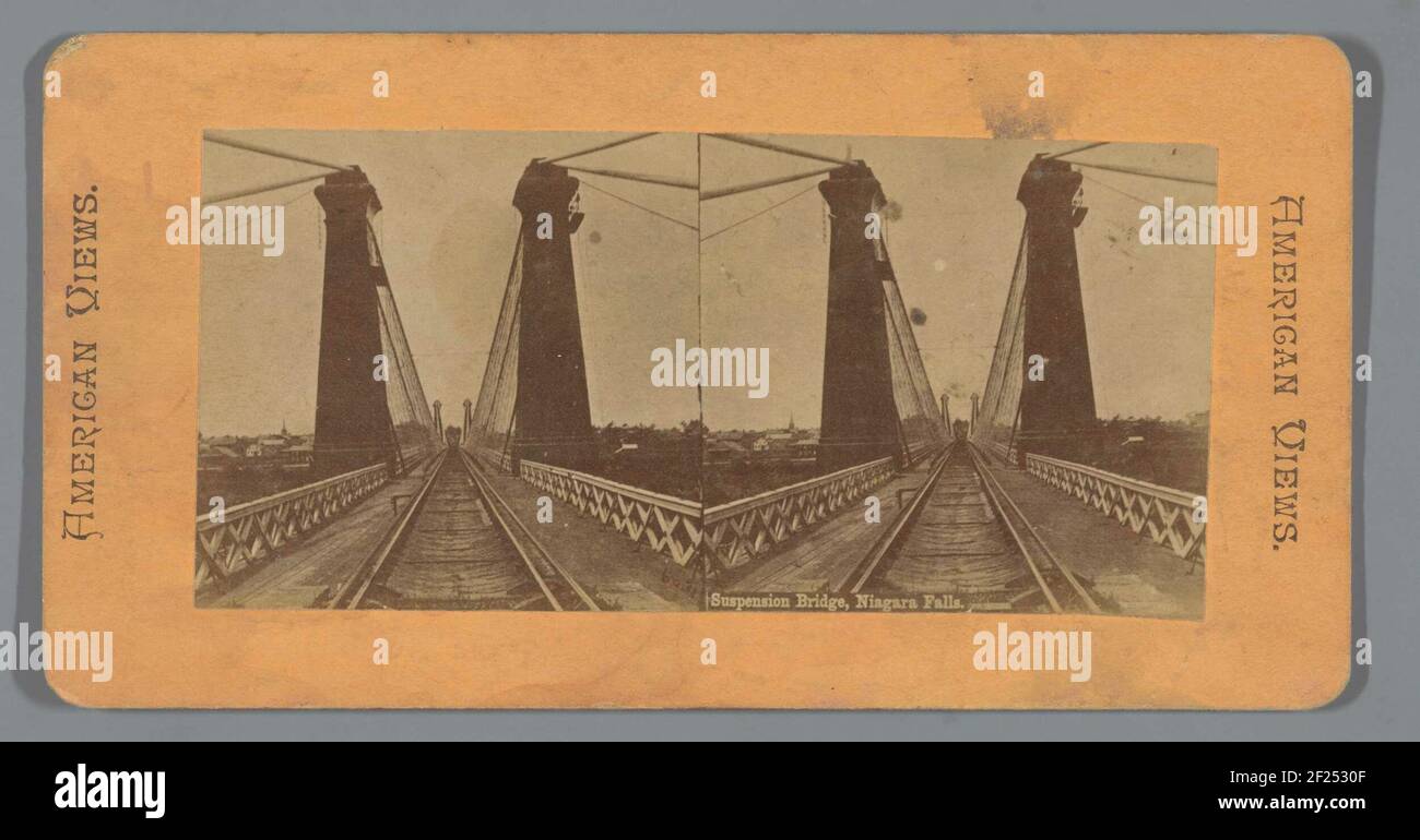 Suspension Bridge, Niagara Falls Stock Photo Alamy