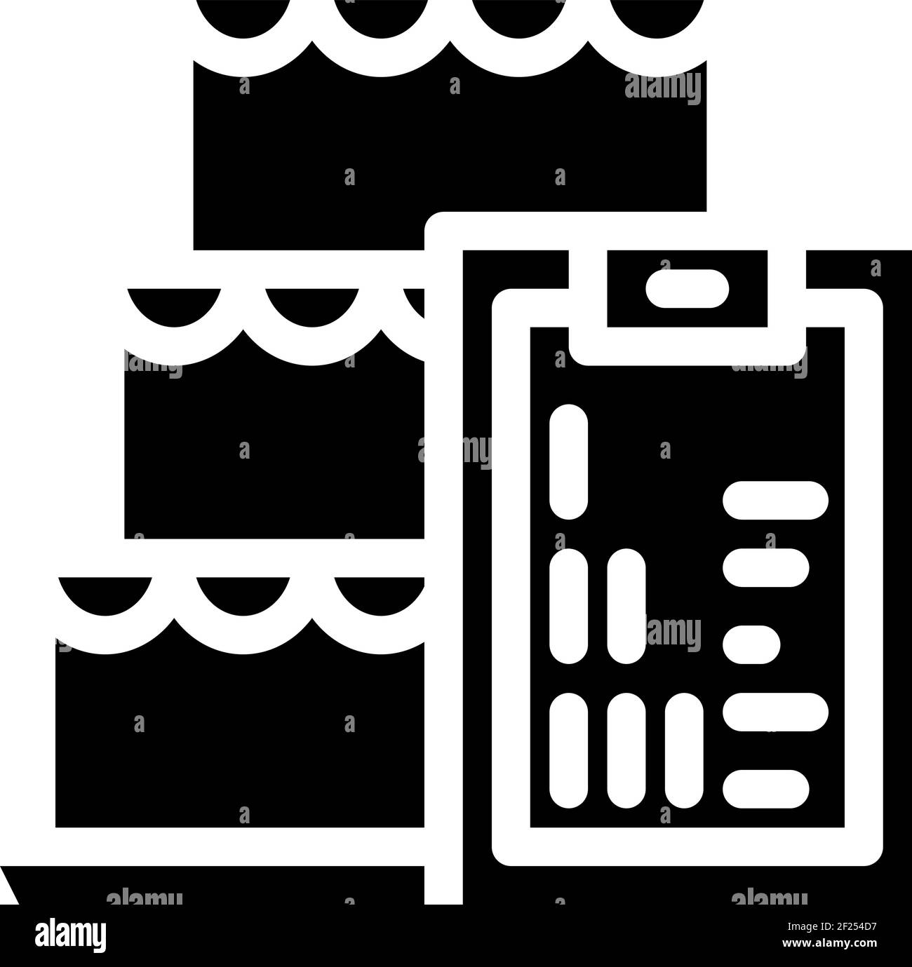 cooking courses glyph icon vector illustration sign Stock Vector Image ...