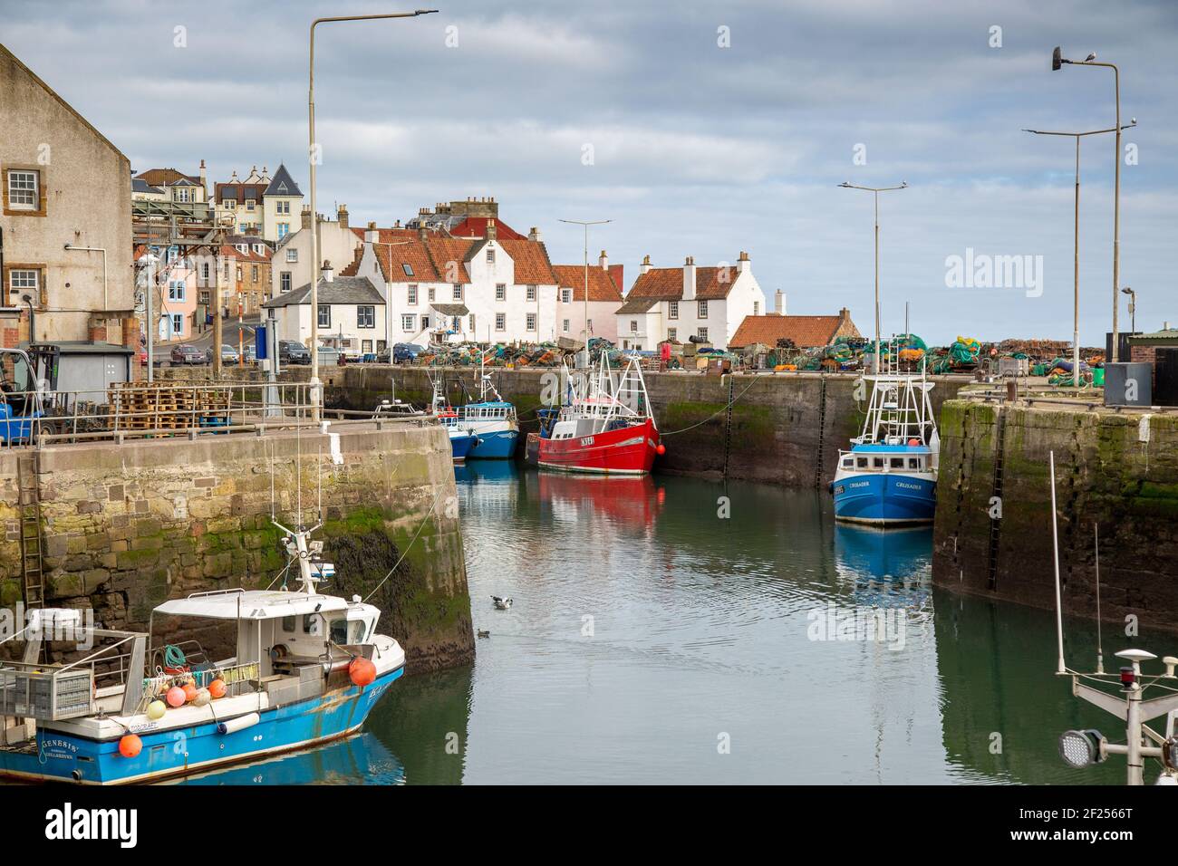 Pittenweem fishing harbour, East Neuk of Fife, Scotland Stock Photo - Alamy