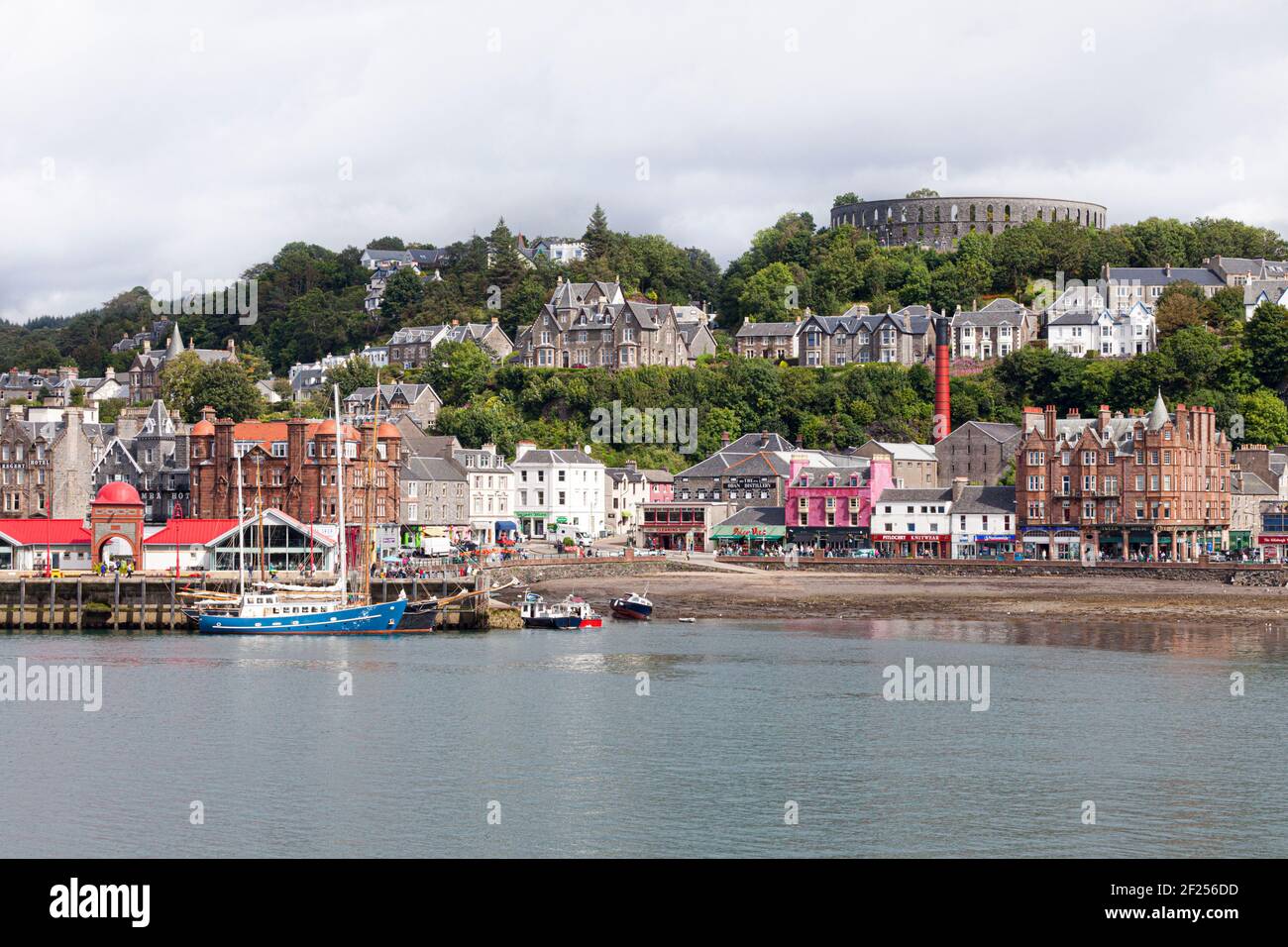 The harbour town of Oban, Argyll and Bute, Scotland, UK Stock Photo