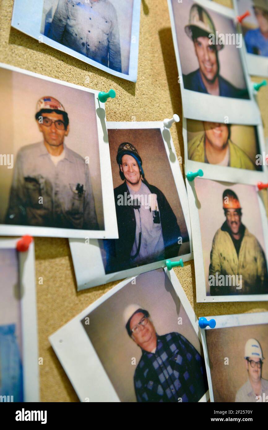 Polaroids of steel workers, Rivers of Steel National Heritage Area