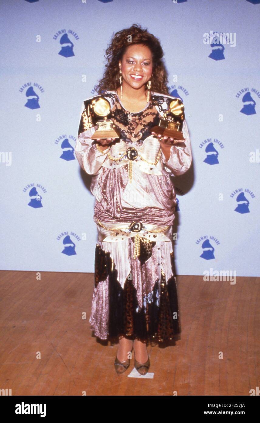 LOS ANGELES, CA - FEBRUARY 24: Deniece Williams attends 29th Annual Grammy Awards on February 24, 1987 at the Shrine Auditorium in Los Angeles, California.  Credit: Ralph Dominguez/MediaPunch Stock Photo