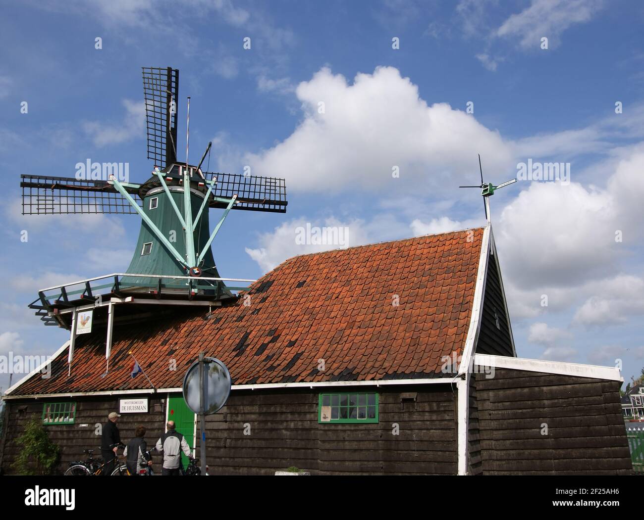Folklore village Zaanse Shans, Holland (Netherlands) Stock Photo