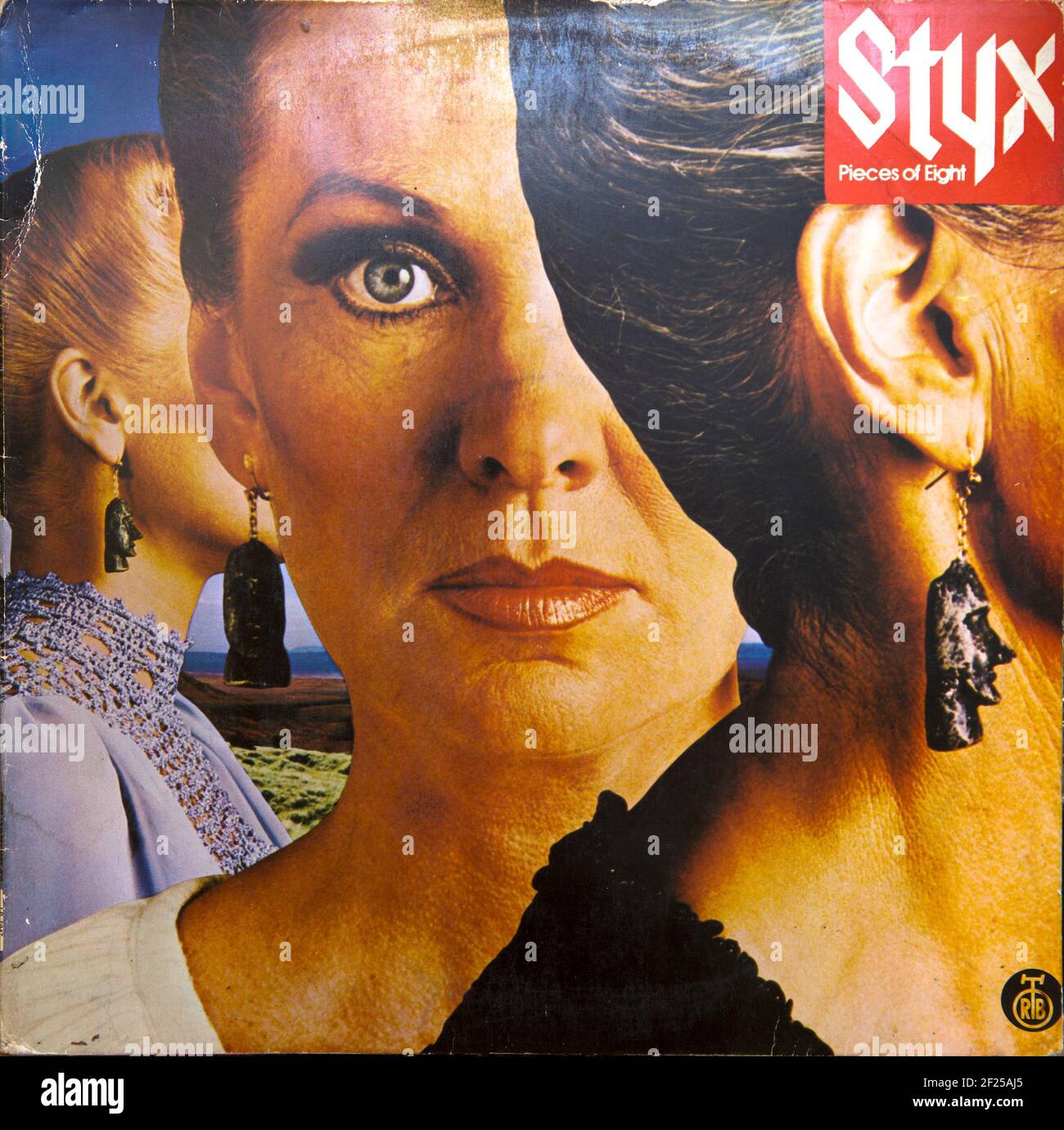 BELGRADE, SERBIA - OCTOBER 23, 2019: Cover of vinyl album Pieces of Eight by Styx. It is their eight studio album released at September 1, 1978 Stock Photo