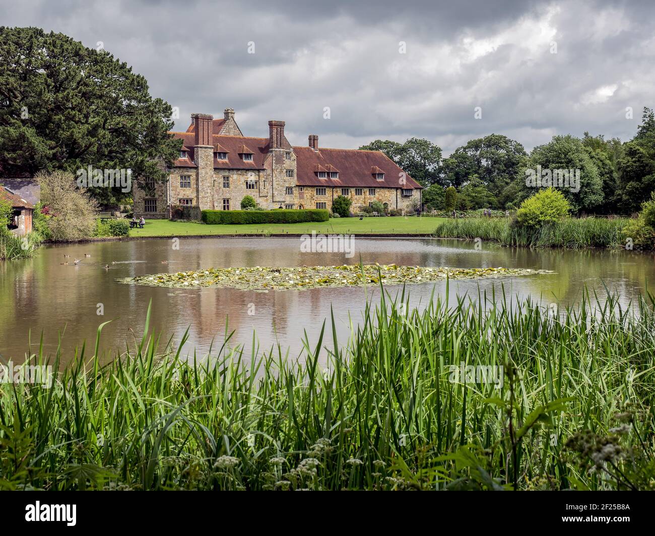 EXterior View of Michelham Priory Stock Photo Alamy