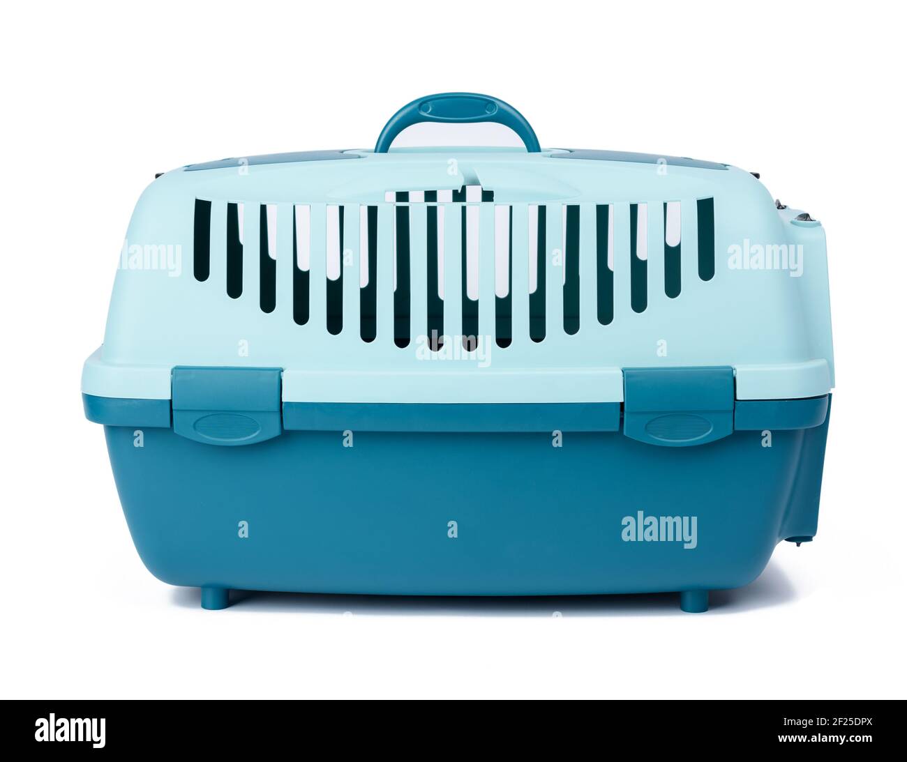 Large plastic carrier cage for cats and dogs Stock Photo Alamy