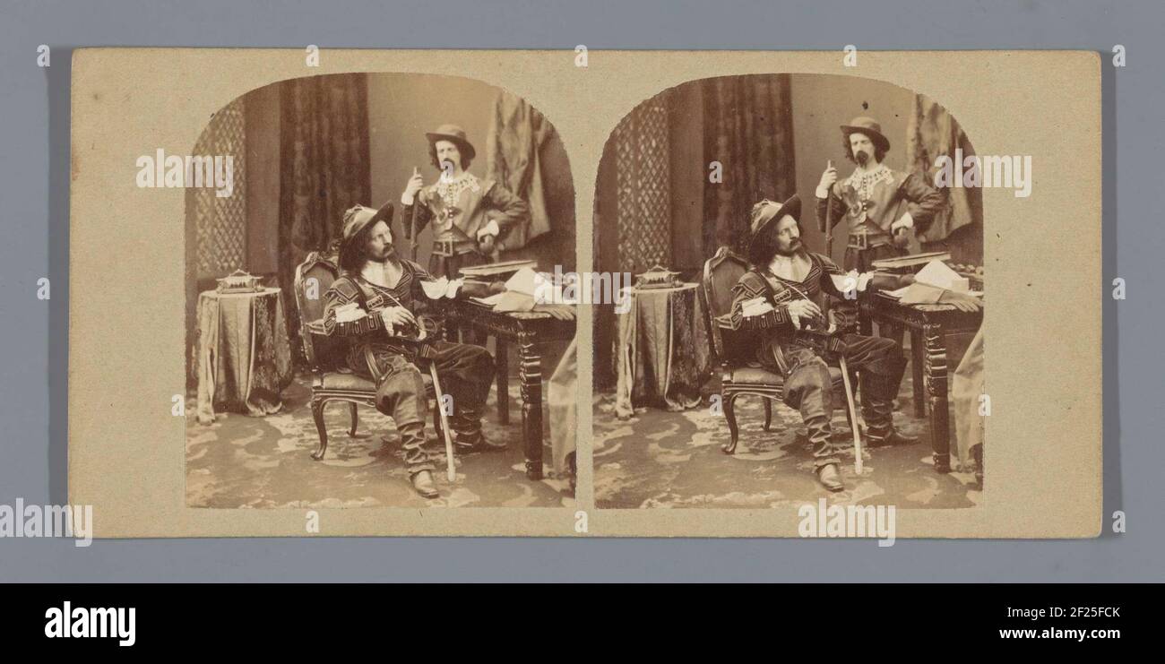 Two men in historic costumes Stock Photo - Alamy