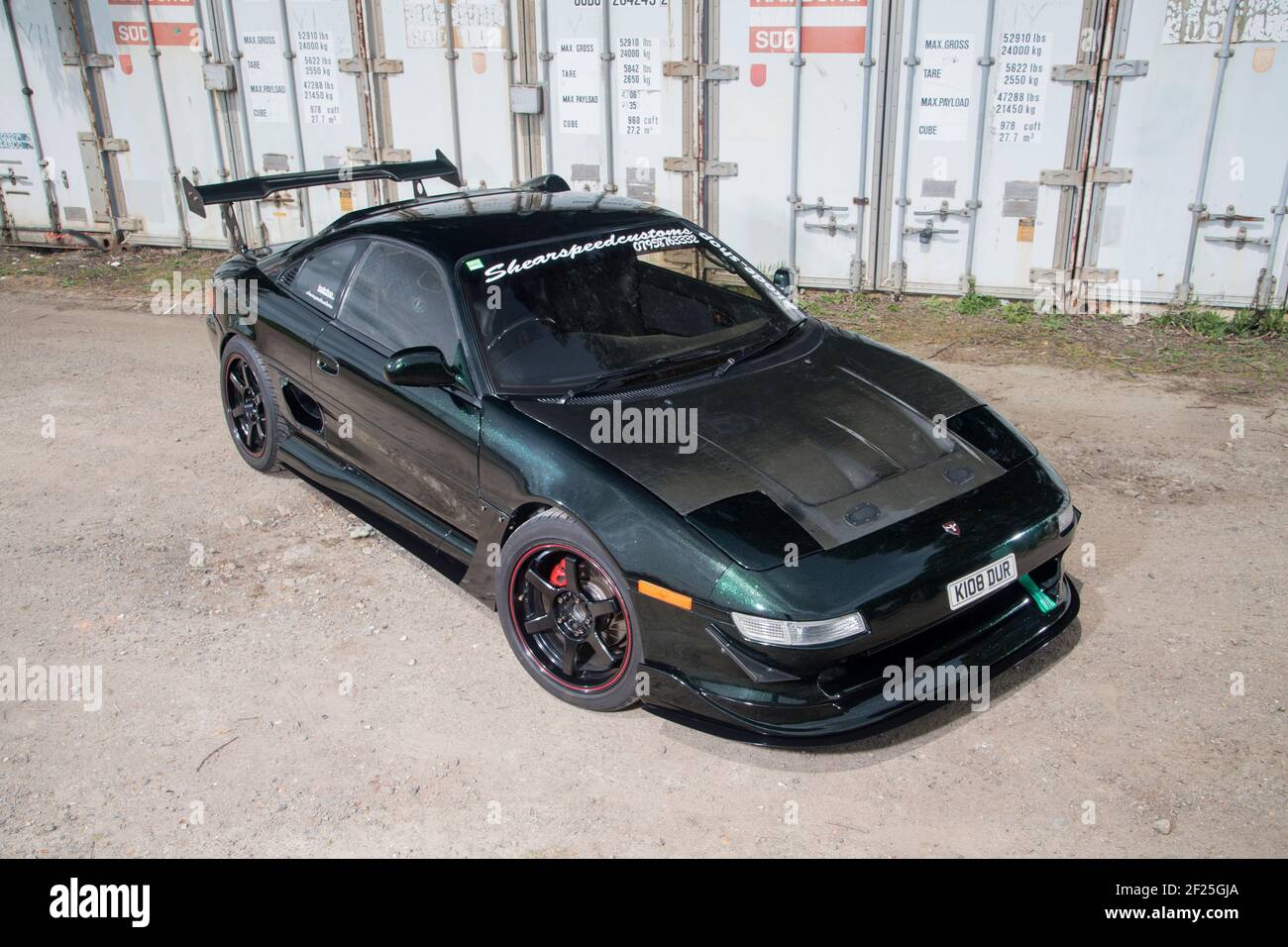Modified Mk2 Toyota MR2 Japanese mid engine sports car Stock Photo Alamy