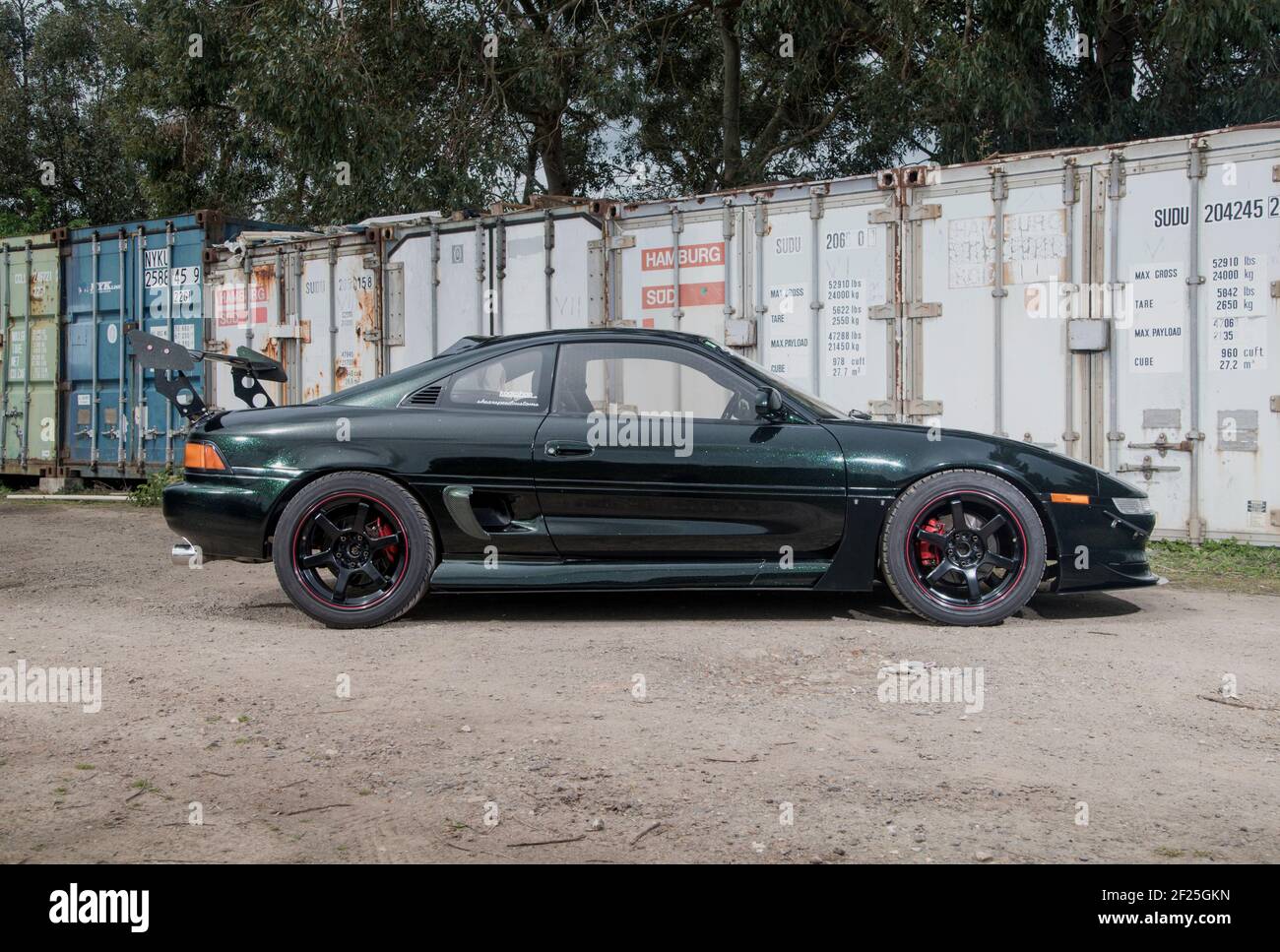 Modified Mk2 Toyota MR2 Japanese mid engine sports car Stock Photo Alamy