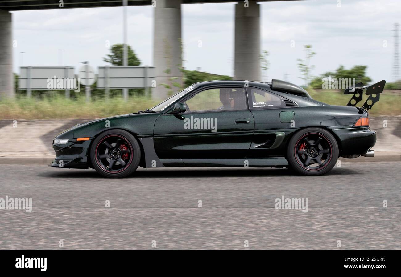 Modified Mk2 Toyota MR2 Japanese mid engine sports car Stock Photo Alamy