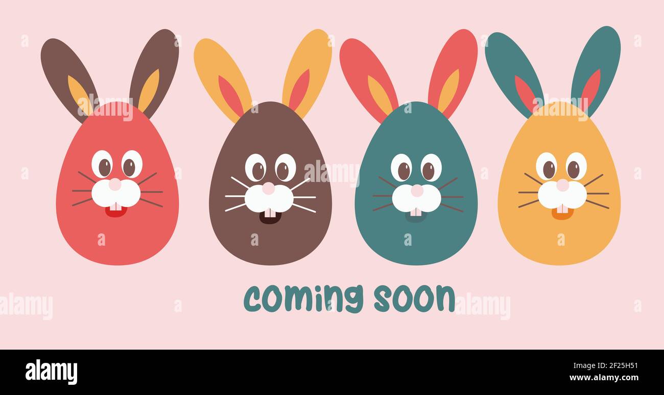Easter bunny eggs set vector illustration Stock Vector Image & Art - Alamy