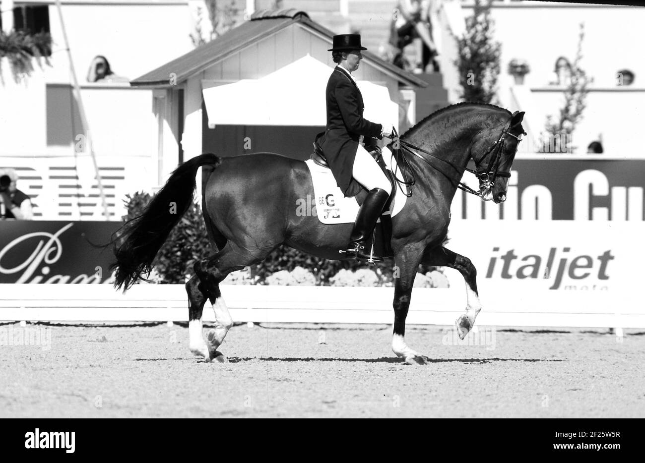 World Equestrian Games, Rome October 1998, Ellen Bontje (NED) riding