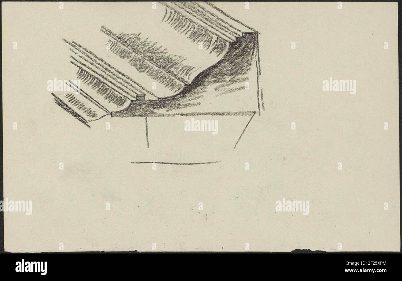 Cross section of a picture frame Stock Photo Alamy