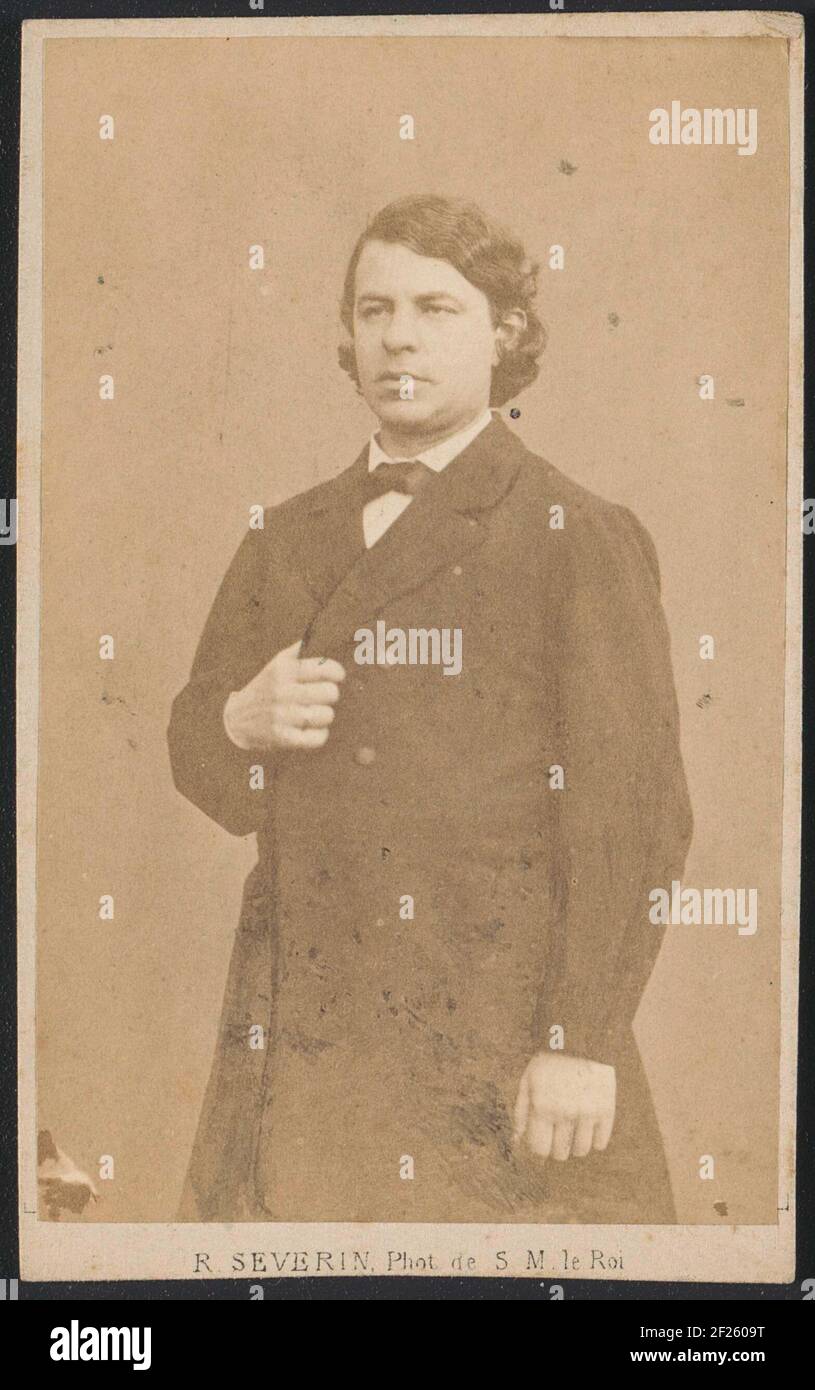 Portrait of the violinist Joseph Joachim (18311907 Stock Photo Alamy