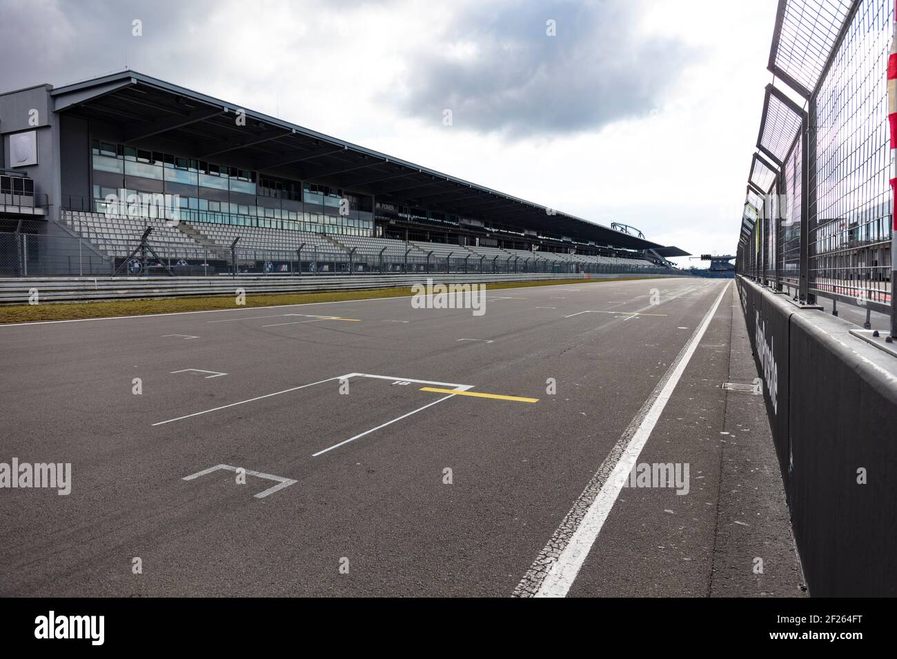 Nürburgring, empty seats, no races, no events Stock Photo - Alamy