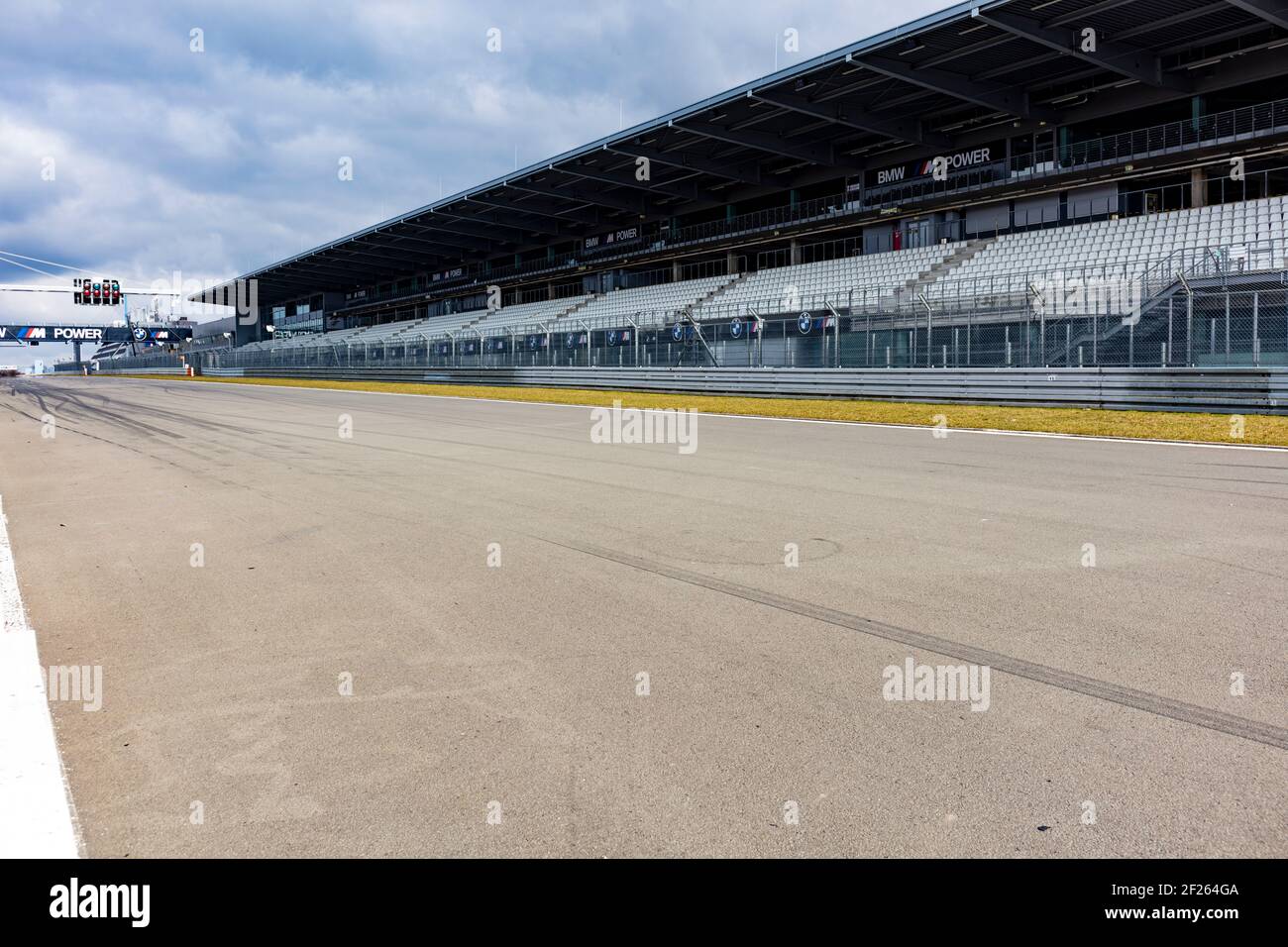 Nürburgring, empty seats, no races, no events Stock Photo